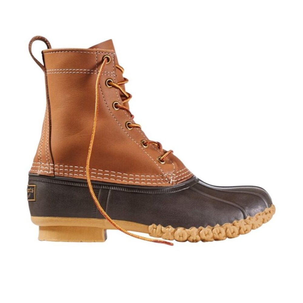 LL Bean Women Bean Boots Size 7 Main Hunting Shoe Outdoor Gorpcore Brown Leather